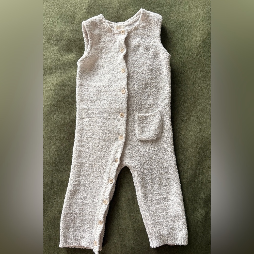 7AM Enfant SLEEVELESS JUMPSUIT - FUZZY 12-18 mo